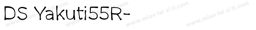DS Yakuti55R字体转换